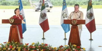 Sheinbaum y Arévalo reafirman compromisos en seguridad, transporte y energía