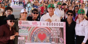 Lotería Nacional lleva a Nuevo Laredo el Sorteo «México con M de Migrante» para honrar a las y los mexicanos en el extranjero