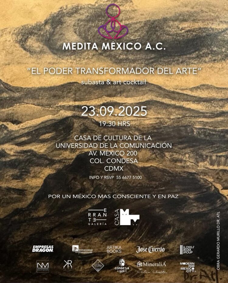 Fundación Medita México presenta su 3ª Subasta con Causa: El poder transformador del arte