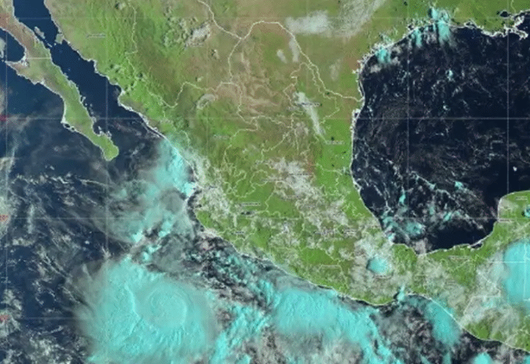 Narda ya es huracán categoría 1; alertan por lluvias y oleaje en el Pacífico