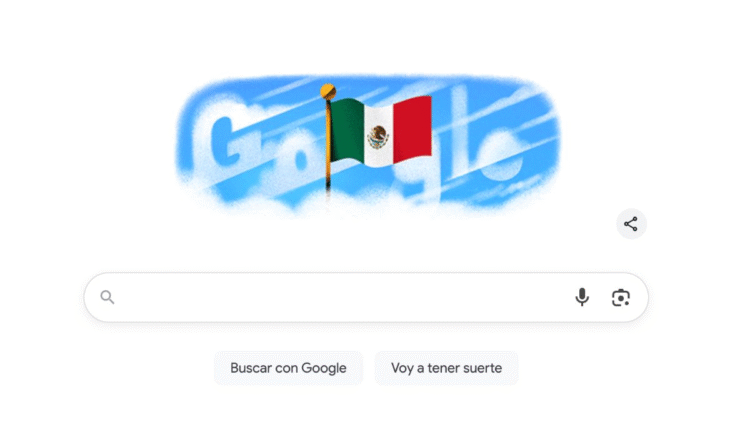 Viva México! Google celebra el 16 de septiembre con un doodle por el Día de la Independencia