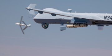GA-ASI y AeroVironment completan el primer lanzamiento aéreo del Switchblade 600 desde un UAS MQ-9A