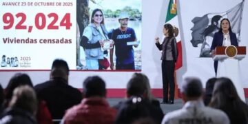 Suman más de 92 mil viviendas censadas tras lluvias: Ariadna Montiel