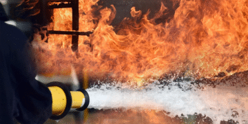 Momento exacto de la explosión en el restaurante La Soldadera, en CDMX