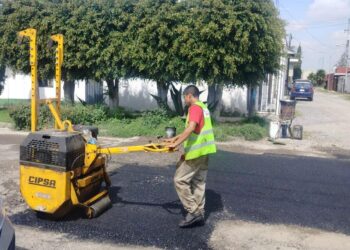 Campaña Capitalina Bacheando Puebla: impulsa la movilidad del transporte público mercantil