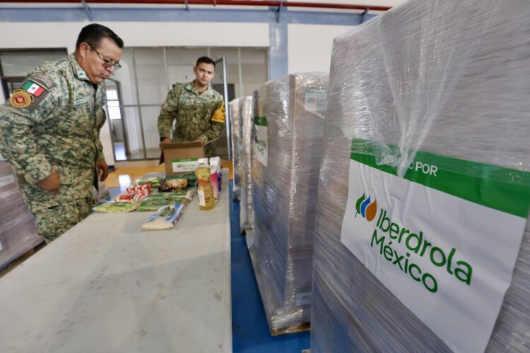Iberdrola México entrega 1,500 despensas para las familias afectadas por las lluvias