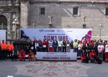 Reconoce Gobierno de la Ciudad a instituciones de emergencia en el marco del 40 aniversario del sismo de 1985