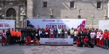Reconoce Gobierno de la Ciudad a instituciones de emergencia en el marco del 40 aniversario del sismo de 1985
