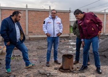 Supervisa Ricardo Moreno avance en el pozo de San José Otzacatipan