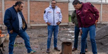 Supervisa Ricardo Moreno avance en el pozo de San José Otzacatipan