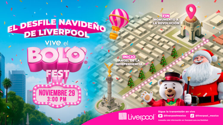 Liverpool enciende la magia de la navidad con el regreso del Bolo Fest 2025: el desfile que une a generaciones