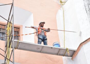 Realiza Gobierno de la Ciudad trabajos de mantenimiento para preservar templos del Centro Histórico