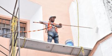 Realiza Gobierno de la Ciudad trabajos de mantenimiento para preservar templos del Centro Histórico
