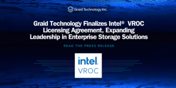 Graid Technology alcanza un acuerdo con Intel VROC y refuerza su liderazgo en almacenamiento empresarial