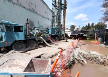 Supervisa Ricardo Moreno construcción de nuevo pozo en la delegación Independencia