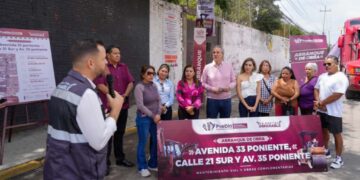 Arranca Pepe Chedraui rehabilitación vial en avenida 33 Poniente