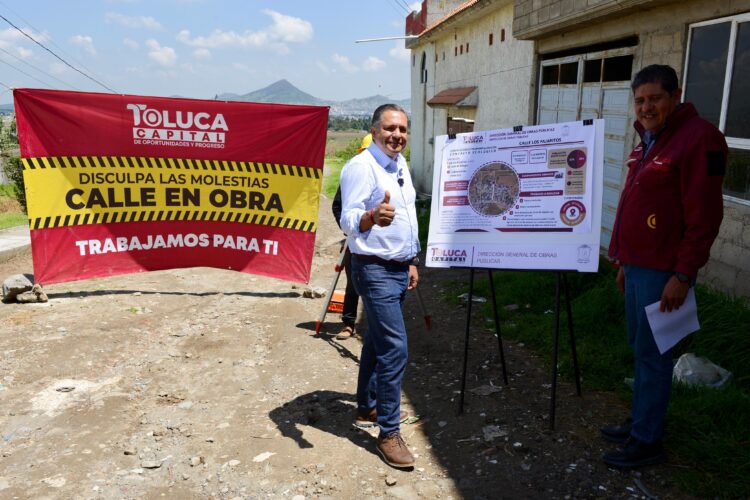 Se transforma calle Pajaritos de Tlacotepec en beneficio de sus habitantes: Ricardo Moreno