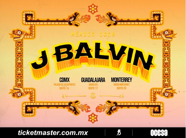 J Balvin anuncia gira en México para 2026
