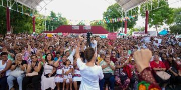 Más de 3 millones de mujeres reciben la Pensión Mujeres Bienestar: Presidenta encabeza asamblea en Puerto Morelos, Quintana Roo