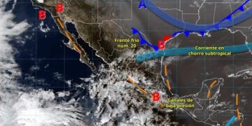 Llega el frente frío 20 con bajas temperaturas y rachas de viento fuerte
