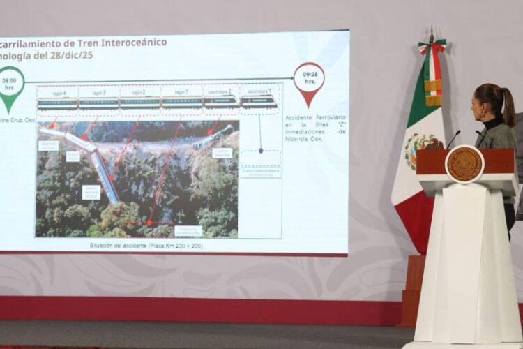 Se han recuperado 12 de los 13 cuerpos de víctimas del accidente del Tren Interoceánico: Semar