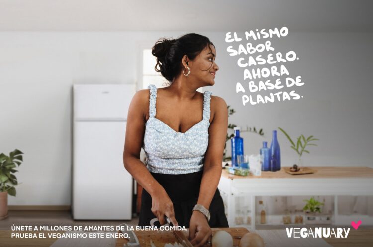 Veganuary lanza su campaña 2026 en Latinoamérica: «Nuevo Año, Mismo Tú»
