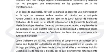 Desmiente Segob Puebla cualquier tipo de amenazas