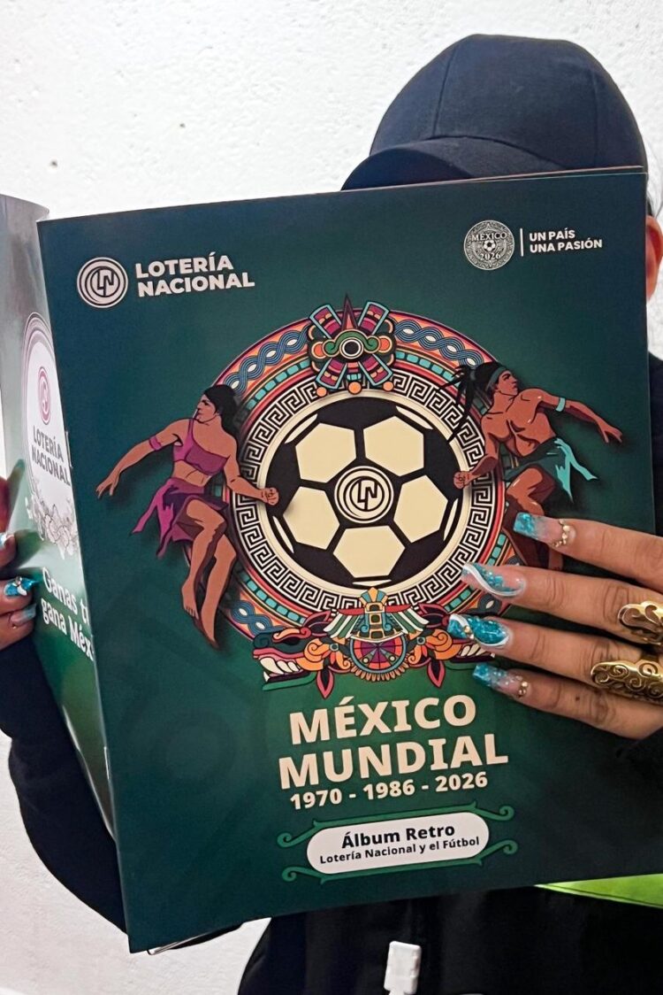 Álbum Retro Lotería Nacional y el Fútbol reúne la memoria de la pasión mundialista de México