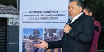 Se transforma como nunca antes Jardines de la Crespa, con repavimentación de calles y avenidas para mejorar movilidad de la población en Toluca