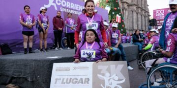 Participan cientos de familias Corriendo sin Barreras y en la Ruta Recreativa