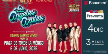 Los Ángel Azules darán concierto en la Monumental Plaza de Toros “La México”