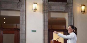 Presidenta encabeza banderazo de inicio a la construcción de la presa “El Novillo” en La Paz, BCS, en beneficio de 250 mil personas