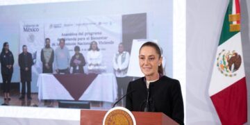 Inician a nivel nacional 154 sorteos de la Conavi para asignación de 31 mil 934 Viviendas para el Bienestar en 147 municipios: Presidenta