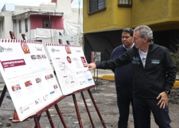 Fortalece Pepe Chedraui Campaña Bacheando Puebla con recursos obtenidos del programa Estaciónate Aquí