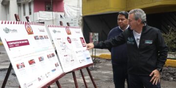 Fortalece Pepe Chedraui Campaña Bacheando Puebla con recursos obtenidos del programa Estaciónate Aquí