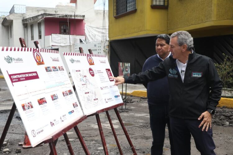 Fortalece Pepe Chedraui Campaña Bacheando Puebla con recursos obtenidos del programa Estaciónate Aquí