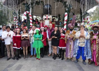 Celebra Pepe Chedraui convivencia navideña con posada en Totimehuacan
