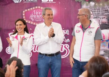 Disfrutaron familias de Villa Frontera y La María, Posadas Navideñas con MariElise Budib y Pepe Chedraui