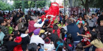 Continúa Pepe Chedraui celebrando posadas navideñas junto a familias de la capital