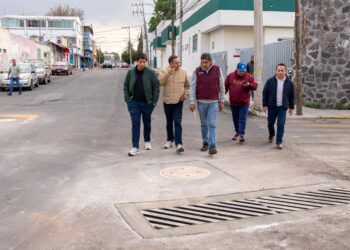 Supervisa Ricardo Moreno rehabilitación de calle Isabel la Católica y da un paso más en la transformación de Toluca