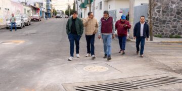 Supervisa Ricardo Moreno rehabilitación de calle Isabel la Católica y da un paso más en la transformación de Toluca