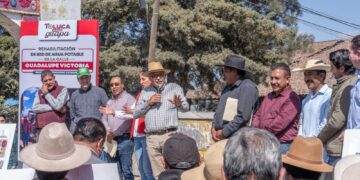 Cumple Ricardo Moreno con Jicaltepec Autopan y entrega obras de infraestructura hidráulica