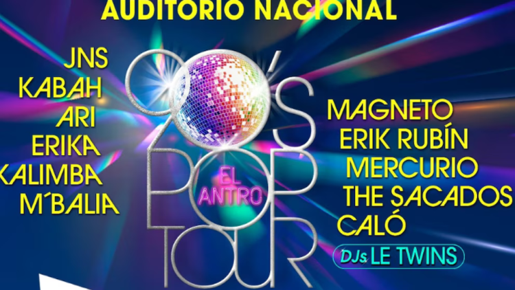 90’s Pop Tour presenta “El Antro”: nostalgia noventera llega al Auditorio Nacional