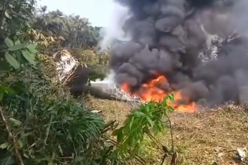 Accidente de avión Hércules en Colombia deja varios militares fallecidos