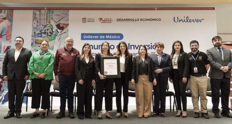 Unilever anuncia inversión de 9,400 millones de pesos en el Estado de México