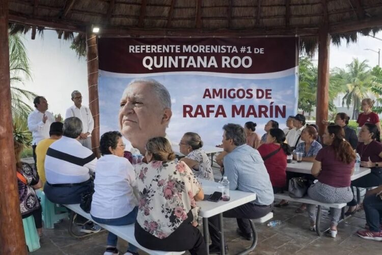 AFINAN MAQUINARIA DE ESTRUCTURAS A FAVOR DE RAFA MARÍN EN QUINTANA ROO