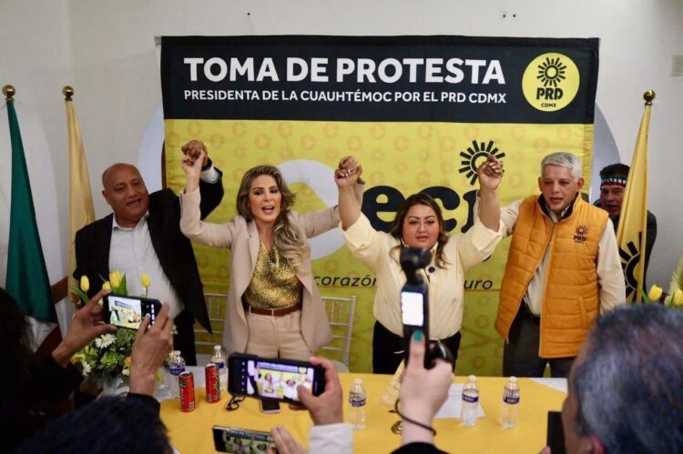 Ceci Ocampo asume la presidencia del PRD en la Alcaldía Cuauhtémoc