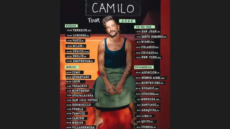 CAMILO regresa a México con su Tour 2026