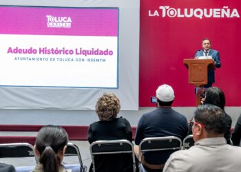 Liquida Ricardo Moreno en tiempo récord adeudo histórico de Toluca con ISSEMYM