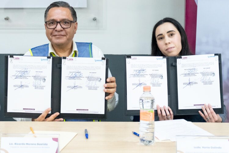 Sella Ricardo Moreno alianza con Danone para rehabilitar espacios públicos de Toluca